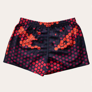 Shorts de football en mesh unisexe personnalisés, design sublimé, shorts de rugby d'entraînement, séchage rapide, respirant, OEM - Product Image 5