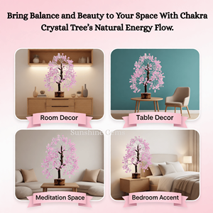 Árbol de Cristal de Cuarzo Rosa al por Mayor (Alambre Plateado) Tallado Estilo Ángel, Decoración de Piedras Preciosas Curativas de 7 Chakras de Alta Calidad - Product Image 3