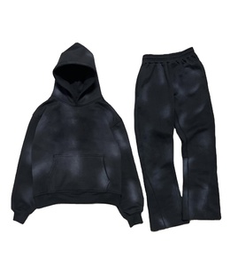 ชุดกางเกงสเวตเตอร์แบบสวมหัวสำหรับวิ่งจ็อกเกอร์ใส่ได้ทั้งชายและหญิงชุดเสื้อผ้าดีไซน์ประดับพลอยเทียมสไตล์วินเทจไซส์ใหญ่พิเศษสำหรับอุตสาหกรรม - Product Image 1