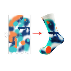 Calcetines Sublimados con Estampado Personalizado de Nuevo Estilo, Última Moda, Calcetines Sublimados de Primera Calidad con Logotipo, Casuales - Product Image 4