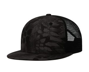 Custom Hip Hop Snapback Hat Adjustable <b>Flat</b> Bill <b>Cap</b> for Men Women OEM Bulk Wholesale - Product Image 1