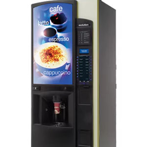 Máquina expendedora de café y chocolate caliente operada con monedas, personalizada de fábrica, con wifi, autoservicio las 24 horas, en venta. - Product Image 1
