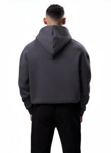 Sudadera con Capucha Gris Extra Grande para Hombre, Personalizada, de Alta Calidad OEM, 100% Algodón Transpirable, Hecha en Pakistán para la Temporada de Otoño - Product Image 2