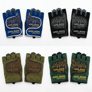 Guantes Deportivos Premium de Medio Dedo, Transpirables, con Soporte de Agarre para Levantamiento de Pesas, Entrenamiento, Gimnasio y Fitness - Product Image 6