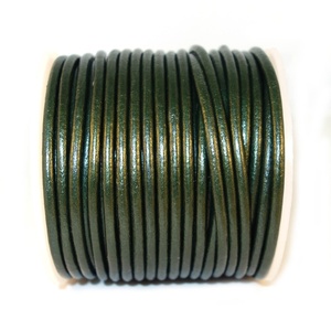 Genuine Leather Cords <b>Copper</b> Metallic Vintage Finish DIY Jewelry Making <b>Bracelet</b> Necklace Craft Findings Available 2mm 2.5mm 3mm - Product Image 2