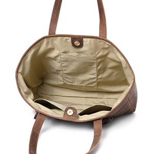 Bolso Tote de Cuero Vacuno con Pelo, Estilo Vintage, Gran Capacidad, Portátil, de Cuero Genuino - Product Image 2