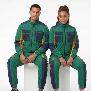 Survêtements unisexes personnalisés de haute qualité en nylon/polyester avec poche coupe-vent et impression de logo personnalisée - Product Image 4