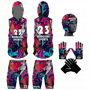 Sudadera con Capucha de Compresión para Adultos con Logotipo Personalizado, Uniformes de Flag Football, Transpirable, Sin Mangas, Antibacteriano, Secado Rápido, Color/Talla Personalizados - Product Image 6
