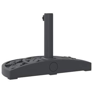 Base para Sombrilla de Patio de PE Negro y Concreto, 19.8 Libras - Product Image 6