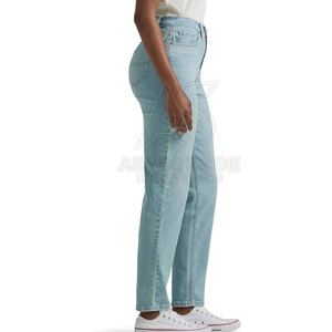 Trendy Regular Fit Breathable Mid Waist <b>Jeans</b> Pant with Stretch Material <b>Soft</b> Comfortable Fabric Stylish Daily Casual Wear - Product Image 3