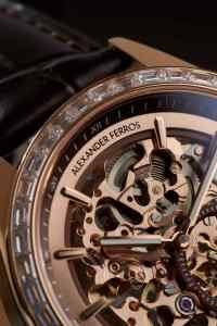 นาฬิกาข้อมือผู้ชาย รุ่น Round Alexander Ferros 9261R-08 สายสแตนเลส ตัวเรือนสแตนเลส หน้าปัดแซฟไฟร์ กันน้ำ ระบบจักรกล ออโตเมติก แฟชั่น อนาล็อก - Product Image 4