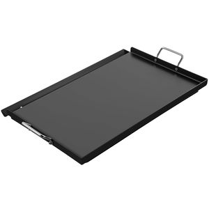 Piastra Rettangolare in Acciaio al Carbonio 16x24 Pollici con 2 Manici per Barbecue a Carbone/Gas, Pentole e Griglie - Product Image 1