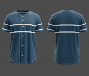 Fabricante de Uniformes de Béisbol Personalizados |   Uniforme de Béisbol para Equipo con Logotipo y Números Personalizados |   Uniforme de Béisbol Transpirable de Poliéster - Product Image 6