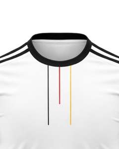 Camiseta Deportiva Personalizada de Poliéster y Elastano Blanca para Hombre, de Secado Rápido, Manga Corta, para Entrenamiento Atlético, Gimnasio, Transpirable, con Estampado Personalizado - Product Image 5