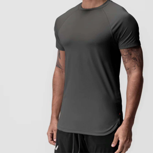 T-shirt de performance tendance pour hommes, 100 % coton, séchage rapide, pour les entraînements, les sports, les aventures en plein air, la course à pied - Product Image 1