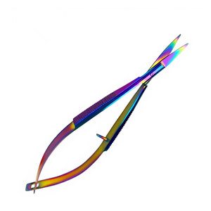 Tijeras Oftálmicas Quirúrgicas Castroviejo de Titanio Multicolor Premium de 4.5 Pulgadas, Rectas, para Microcirugía Ocular Manual - Product Image 4