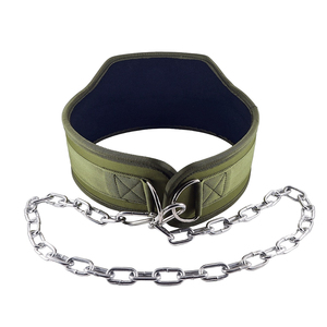 Cinturón de Cadena de Acero Reforzado Personalizable para Levantamiento de Pesas, Dominadas, Flexiones y Entrenamiento Físico, con Logotipo Personalizado, Hecho de EVA y Nailon - Product Image 2