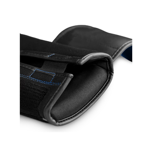 Blue PU Leather Boxing Gloves with <b>Velcro</b> Closure Breathable Training Gloves for Adults - Product Image 3