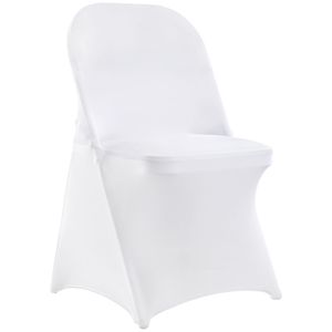 Coprisedie Universali in Spandex Pieghevoli, Metallizzati, Rimovibili, Lavabili, Protettivi, Elasticizzati per Matrimoni e Feste - Product Image 2