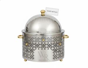 Offre Spéciale Ramadan : Chauffe-Plats Commercial en Acier Inoxydable avec Gravure Arabe, Durable et Anti-Rouille, Capacité 4-5L, Casseroles et Marmites - Product Image 6