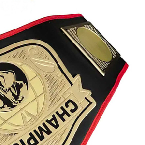 Ceinture de boxe de championnat, service OEM, logo personnalisé, cuir PU respirant, ceintures unisexes d'arts martiaux de haute qualité - Product Image 4
