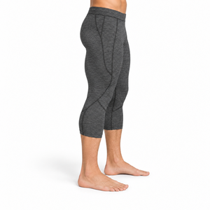 <b>Men</b> Capri <b>Legging</b> Provides Reliable Fit Soft Stretch Fabric And Comfortable Movement For Running Sports And Fitness Activities - Product Image 5