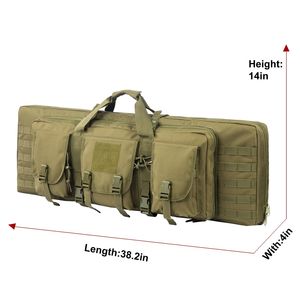 Estuche Acolchado para Transportar Equipo de 38 Pulgadas con Bolsillos de Almacenamiento y Correa para el Hombro - Product Image 3