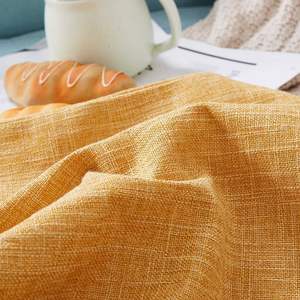 2025 Set of 2 Cream Cotton Linen Pillow Covers 18\" X 18\" Square Decorative Farmhouse Style Throw Pillows for Couch - Product Image 1