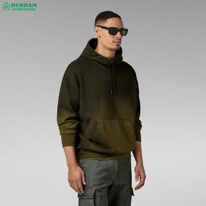 New Arrival Regular Fit <b>Acid</b> Washed 100% Cotton Fleece Blank Pullover Hoodies 350 GSM Oversized & <b>Drop</b> Shoulder Hoodie Men - Product Image 6
