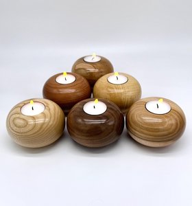 Geometric Wooden <b>Tea</b> Light Candle Holder Handmade Decorative <b>Stand</b> for Modern Home Interior Table Decor - Product Image 4