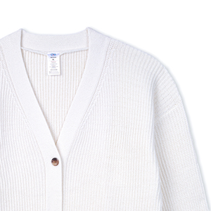 Cardigan décontracté pour femme, hiver, épais, anti-plis, simple, col en V, manches longues, tricot torsadé, 3 boutons, épaules tombantes, 380-580g - Product Image 3