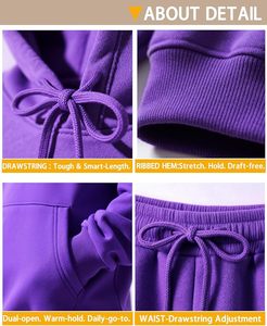 Ensemble de survêtement en polaire pour homme, vêtements de sport pour l'entraînement et la course à pied en hiver - Product Image 6