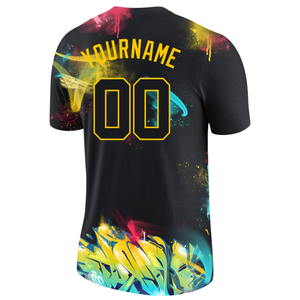 T-shirt personnalisé à sublimation avec imprimé galaxie, unisexe, manches courtes, 180g, séchage rapide, respirant, décontracté, avec motif graphique - Product Image 3