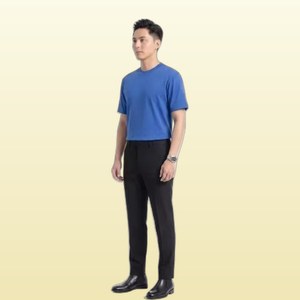 Camiseta de Algodón Azul para Hombre ANIMA, Casual, Transpirable, de Manga Corta - Product Image 2