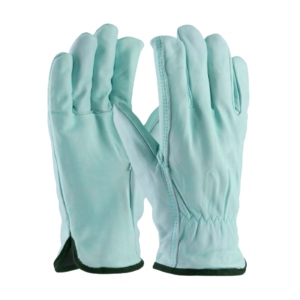 Premium Quality Sheep Grain Leather Driver Work <b>Gloves</b> Elastic Wristlet Cuff Waterproof Anti-Slip for Mechanical Safety Hand Arm - Product Image 4