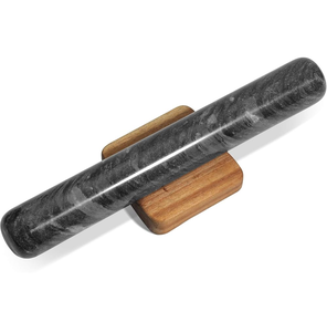 Rouleau à pâtisserie en bois et marbre pour la préparation de la pâte, tailles personnalisées et en promotion - Product Image 2