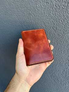Porte-cartes en cuir avec blocage RFID, étui à cartes de crédit en métal, logo personnalisé, portefeuille de poche avant pour homme LNCR-0029 - Product Image 5