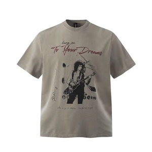 เสื้อยืดพิมพ์ลายตามสั่ง ออกแบบเองได้ ไม่มีขั้นต่ำ ขั้นต่ำเพียงชิ้นเดียว พิมพ์ลาย DTG ใส่โลโก้แบรนด์ของคุณ ผ้าฝ้าย แขนสั้น ใส่ได้ทั้งชายและหญิง - Product Image 1