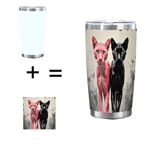 Stainless Steel Tumbler 20oz Double Wall Vacuum <b>Insulated</b> Travel <b>Cup</b> With Lid For Hot Cold Drinks - Product Image 1