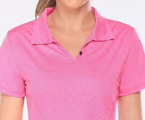 Hot Selling Custom Made Women's Casual <b>Polo</b> <b>Shirt</b> Reasonable Prices Women's <b>Polo</b> Blouse Contrast Piping Short Sleeve <b>Polo</b> <b>Shirts</b> - Product Image 4