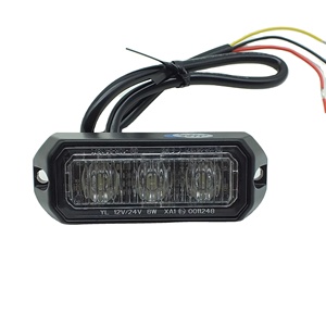 New Excellent Quality 3LED Multi-Function LED Signal DC12-24V IP67 Waterproof Portable Grille Lamp - Product Image 1