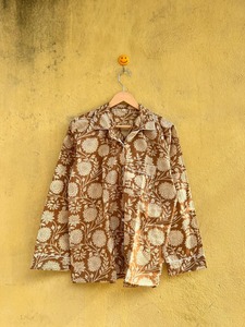 Pijama Clásico para Mujer, Tejido de Algodón con Rayas, Cintura Elástica, Antiestático, Ecológico, Cuello Camisero, Holgado - Product Image 3
