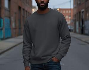 เสื้อสเวตเชิ้ตคุณภาพสูงขายส่ง ปักโลโก้ เสื้อสเวตเชิ้ตผู้ชายเนื้อหนา ผลิตเสื้อสเวตเชิ้ตตามสั่ง - Product Image 3