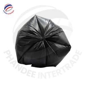 Bolsa de basura de HDPE negra desechable personalizable de la marca Eagle con cuerda de PP duradera y resistente OEM StarSeal para productos domésticos - Product Image 6