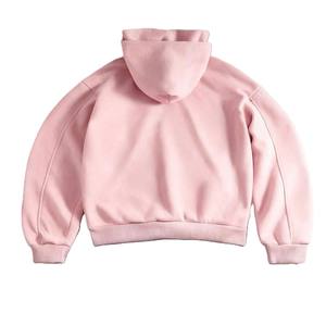 Sudadera con capucha de algodón grueso para hombre, estilo oversize con paneles y costuras, jersey de streetwear con manga raglán, fabricación a granel - Product Image 3