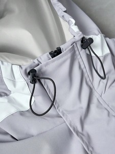Conjunto Deportivo Gris para Hombre con Capucha, Sudadera y Pantalones con Estampado Geométrico, Ropa Deportiva Cortavientos para Otoño, Corte Holgado - Product Image 2