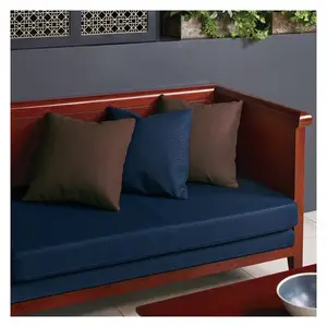 Synthetic leather made in Japan with a calm design and color, and comfortable to touch for chair and sofa cover.