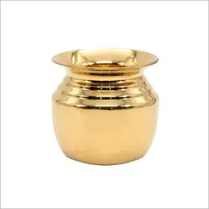 Kalash Lota en laiton fabriqué en Inde, 500 ml, finition dorée, récipient à boisson pour les festivals de Puja, prix direct usine en gros et à bas prix - Product Image 5