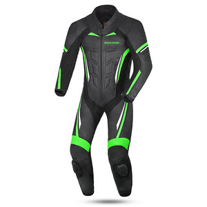 Combinaisons de moto en cuir de course professionnelles, 1 pièce, pour hommes, en cuir de vachette, homologuées CE - Product Image 1