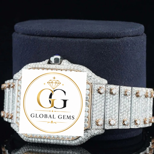 Reloj de Lujo Hip Hop con Diamantes, Completamente en Oro, con Diamantes CZ, de Acero Inoxidable para Hombre y Accesorios de Moda a Precio de Exportación - Product Image 3
